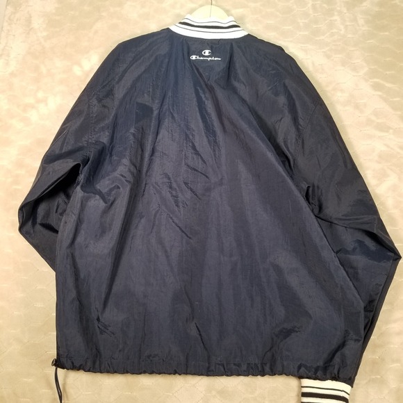 Champion Men's Windbreaker Size Lg 1/4 Zip Pullover Athletic Jacket - Picture 9 of 10